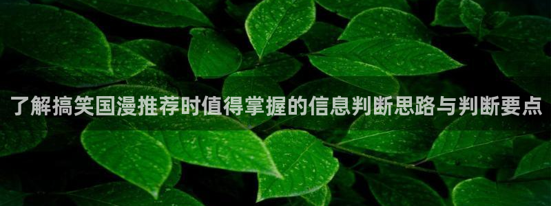 动漫专题页